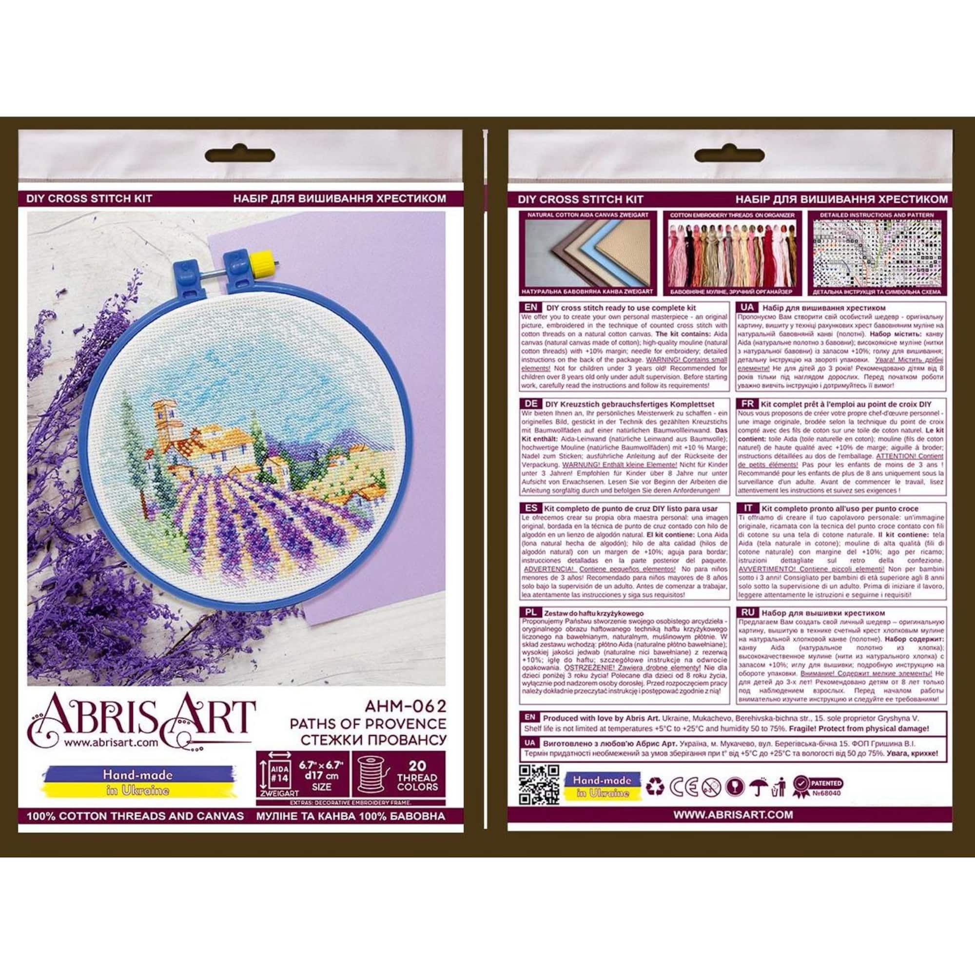 Abris Art Paths of Provence Cross Stitch Kit